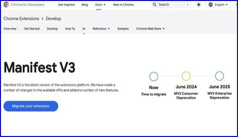 What is manifest V3?